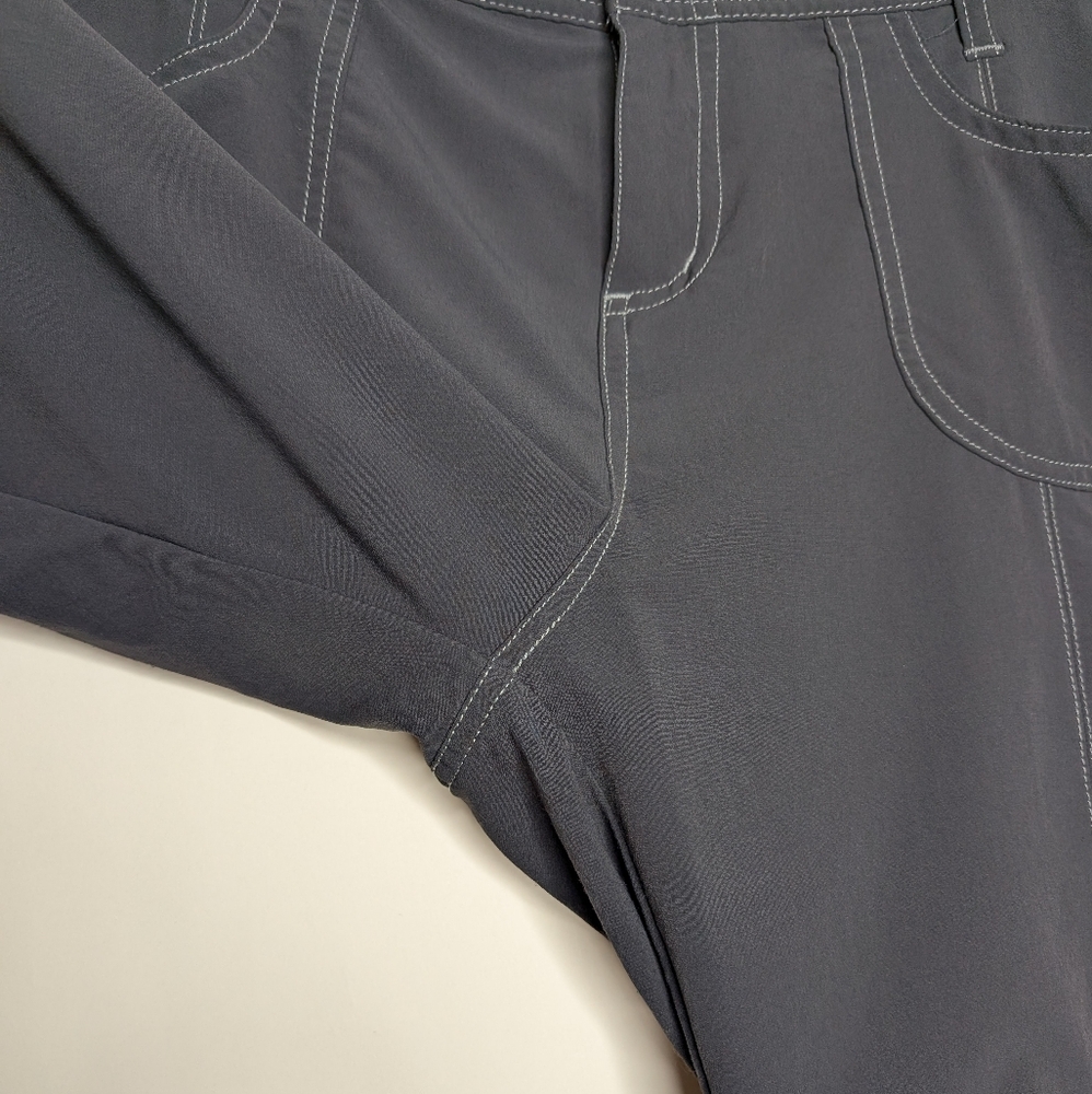 Kühl Mountain Culture Gray Outdoor Capris Pants Size 14 Regular - Picture 11 of 16